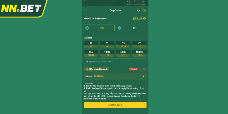 NNBET Depósito Rápido e Seguro via Pix. Guia Passo a Passo Detalhado