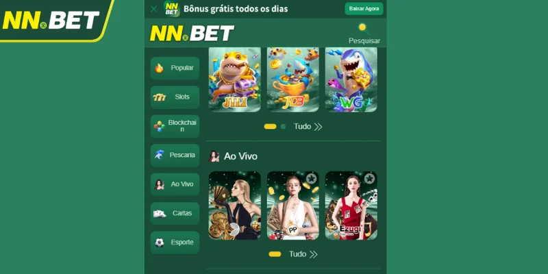 Parceiros de Destaque da NNBET para o Cassino Ao Vivo