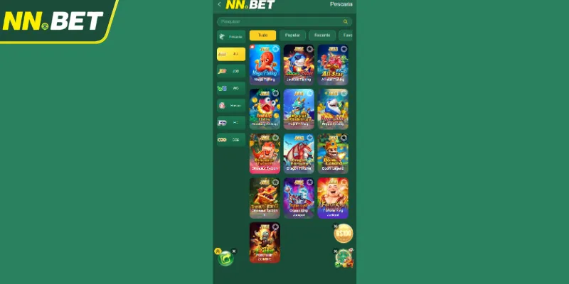 Top Títulos de Pescaria para Experimentar na NNBET